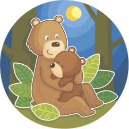 Lampe veilleuse ours au clair de lune Haba Ikaipaka jeux &