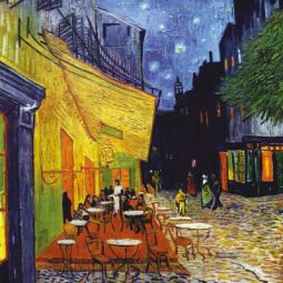 Cuzzle - Le Café - Van Gogh Puzzle Michèle Wilson Ikaipaka jeux