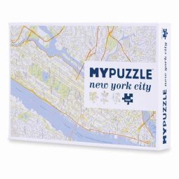 Puzzle - 1000 - Plan de New York Helvetiq Ikaipaka jeux &