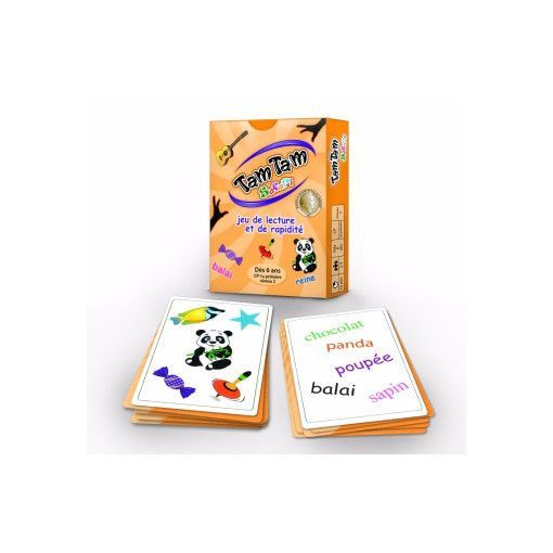 Tam Tam - Safari - Jeu de lecture et de rapidité - CP niveau 2