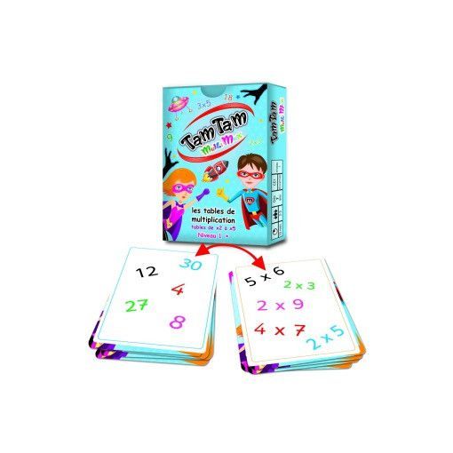 TAM TAM - Super MAX - Les tables de multiplication de X 2 à X 5