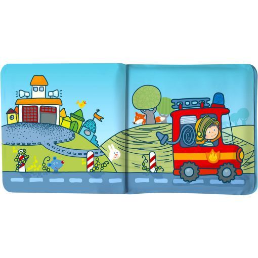 Livre de bain magique - Au Feu les Pompiers! Haba Ikaipaka jeux