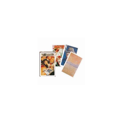 cartes monogram peintre 2*55 Piatnik Ikaipaka jeux & jouets