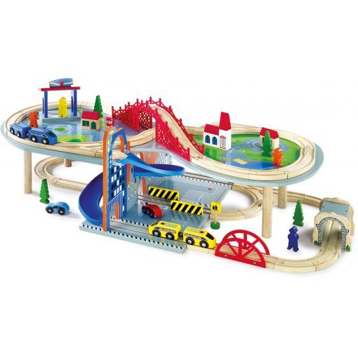 Chemin de fer 2 étages Small Foot Ikaipaka jeux & jouets Royan