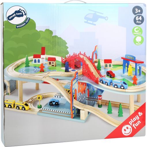 Chemin de fer 2 étages Small Foot Ikaipaka jeux & jouets Royan