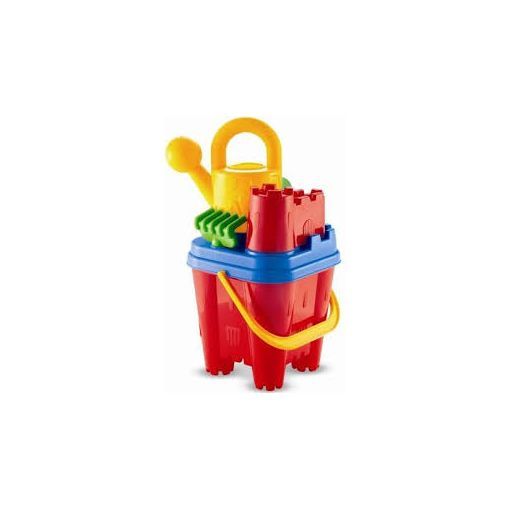 Seau de sable chateau fort garni 18.5cm  Ikaipaka jeux & jouets