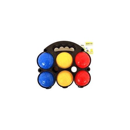 Panier de petanque valise 6 boules plastiques  Ikaipaka jeux &