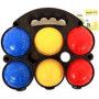 Panier de petanque valise 6 boules plastiques  Ikaipaka jeux &