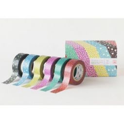 Masking tape Boîte de 6 motifs Japonnais Tradition Wamon 4