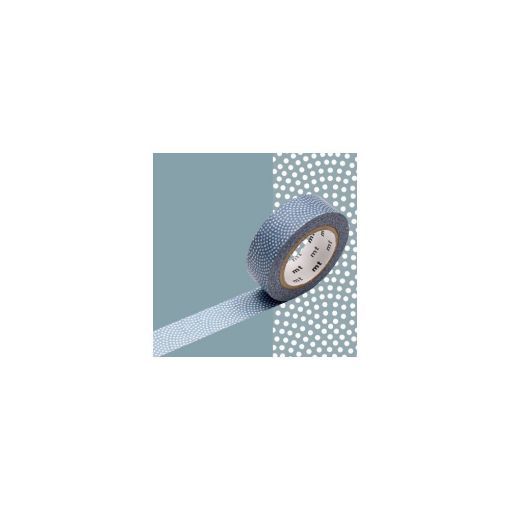 Masking Tape Motif pois Samekomon bleu gris Masking Tape