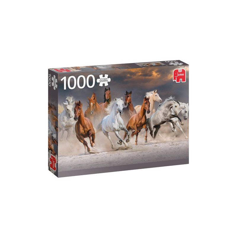 Puzzle 1000 Desert Horses  Ikaipaka jeux & jouets Royan