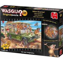 Puzzle 1000p Wasgij - Safari Surprise  Ikaipaka jeux & jouets