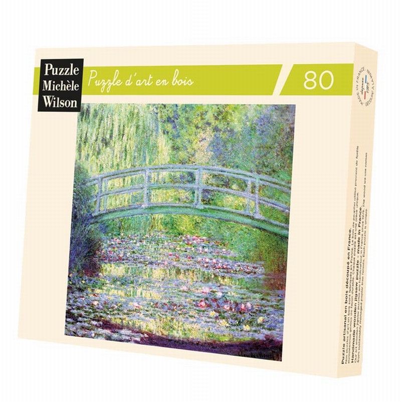 Puzzle Michèle Wilson 80 Le pont Japonnais Monet Puzzle Michèle