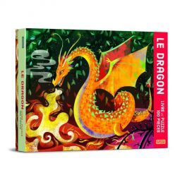 Puzzle 100p + Livre - Le dragon Sassi Ikaipaka jeux & jouets