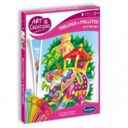 Art & Créations - Tableaux à pailleter - Eléphants Sentosphere
