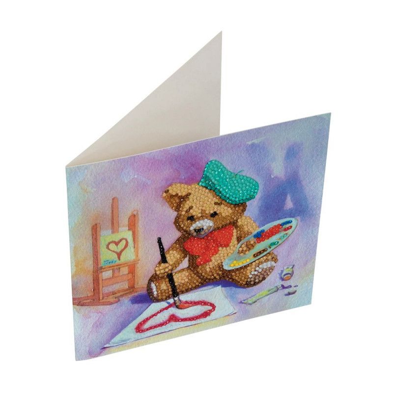 Crystal Art Carte Nounours Oz Ikaipaka jeux & jouets Royan