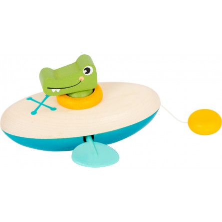 Jouet de bain Crocodile en canoë Legler Ikaipaka jeux & jouets