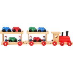 Train pour le transport des voitures  Ikaipaka jeux & jouets