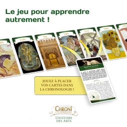 Chroni L'Histoire des Arts On the Go Editions Ikaipaka jeux &
