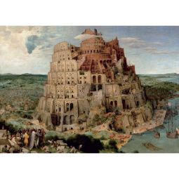 Puzzle 1000 La tour de Babel Brueghel Piatnik Ikaipaka jeux &