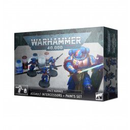 Warhammer 40,000 Space Marins Assault intercessors + Paints Set