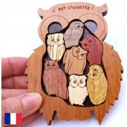 Casse tete Chouettes Loisirs nouveaux Ikaipaka jeux & jouets