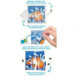 PIXEL Kit Tableau Poisson  Ikaipaka jeux & jouets Royan