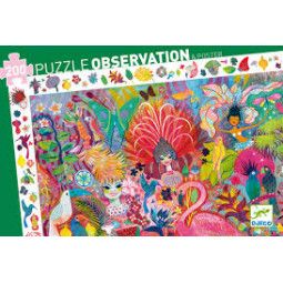 Puzzle Observation 200p Carnaval de Rio Djeco Ikaipaka jeux &