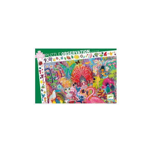 Puzzle Observation 200p Carnaval de Rio Djeco Ikaipaka jeux &