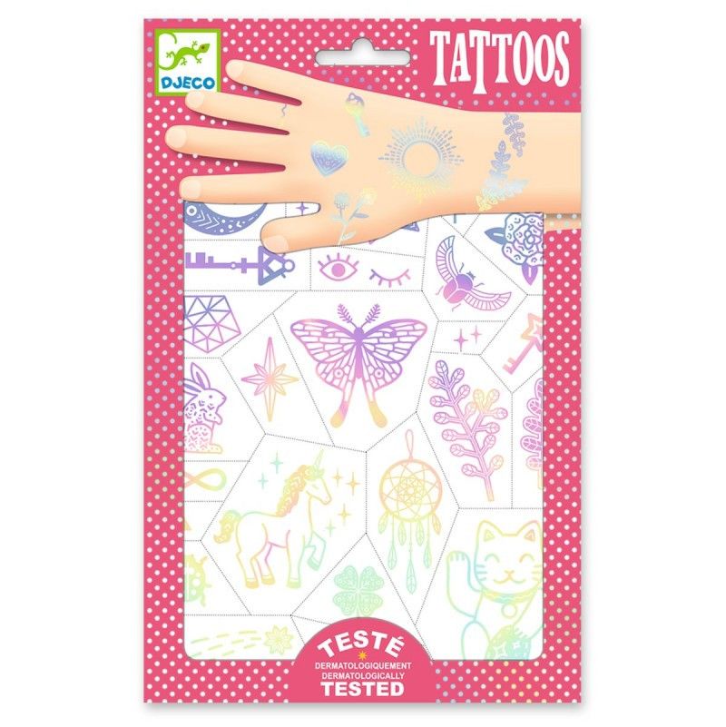 Tatouage - Tattoos - Lucky Charms Djeco Ikaipaka jeux & jouets
