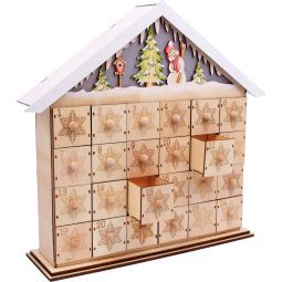 Calendrier de l'Avent Bonhomme de Neige Legler Ikaipaka jeux &