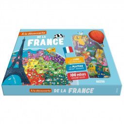 A la découverte de la carte de France AUZOU Ikaipaka jeux &