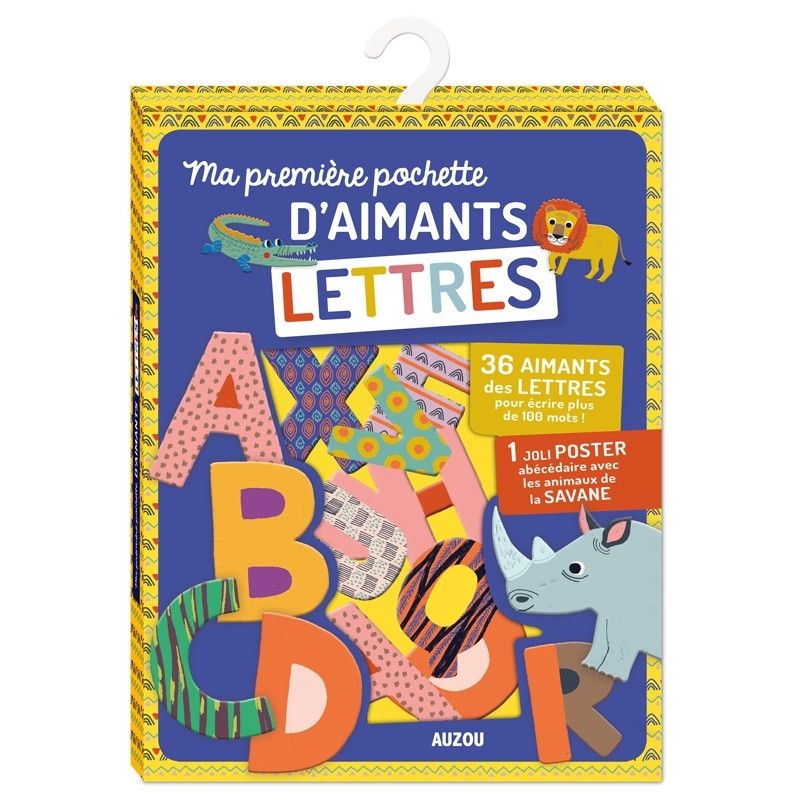 Ma première pochette d'Aimants Lettres AUZOU Ikaipaka jeux &