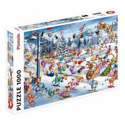 Puzzle 1000 Ruyer - Ski de Noel Piatnik Ikaipaka jeux & jouets