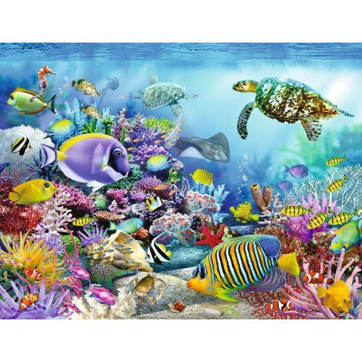 Puzzle 2000 Récif de Corail Majestueux Ravensburger Ikaipaka
