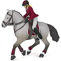 Cheval de concours et sa cavalière Papo Papo Ikaipaka jeux &