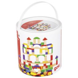 Baril de construction bois Goki Ikaipaka jeux & jouets Royan