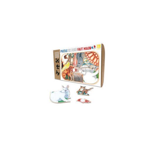 Puzzle Michèle Wilson 12 p Animaux familiers en folie Puzzle