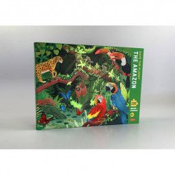 Puzzle + Livre L'Amazonie Sassi Ikaipaka jeux & jouets Royan