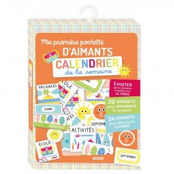 Ma première pochette d'aimants Calendrier de la semaine AUZOU