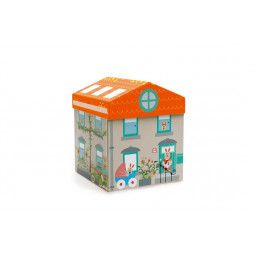 Boîte à jouets Maison 2 en 1 Scratch Ikaipaka jeux & jouets