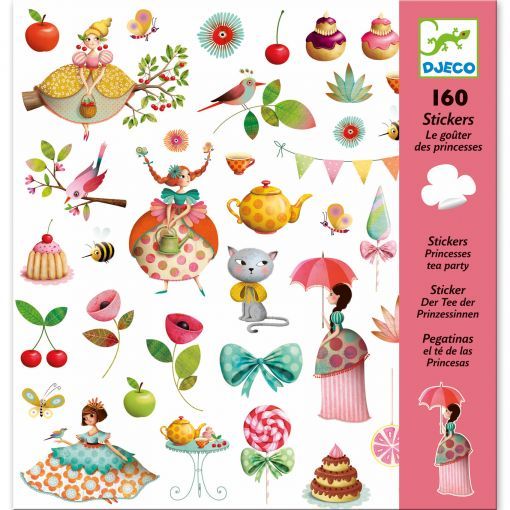 Stickers Le goûter des princesses Djeco Ikaipaka jeux & jouets