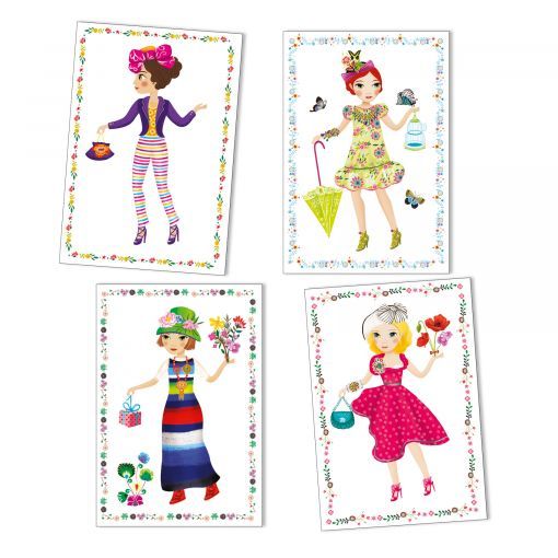 Stickers Trop mode Djeco Ikaipaka jeux & jouets Royan