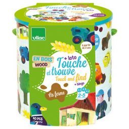 Touche et trouve La Ferme VILAC VILAC Ikaipaka jeux & jouets
