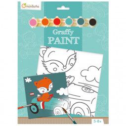 Graffy Paint Renard Avenue Mandarine Ikaipaka jeux & jouets