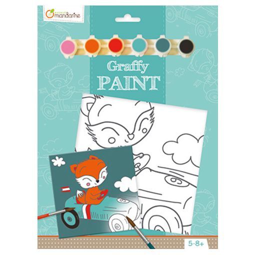 Graffy Paint Renard Avenue Mandarine Ikaipaka jeux & jouets
