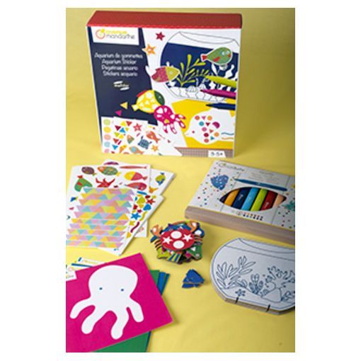 Aquarium de gommettes Avenue Mandarine Ikaipaka jeux & jouets