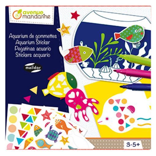 Aquarium de gommettes Avenue Mandarine Ikaipaka jeux & jouets