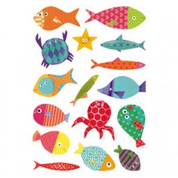 Aquarium de gommettes Avenue Mandarine Ikaipaka jeux & jouets