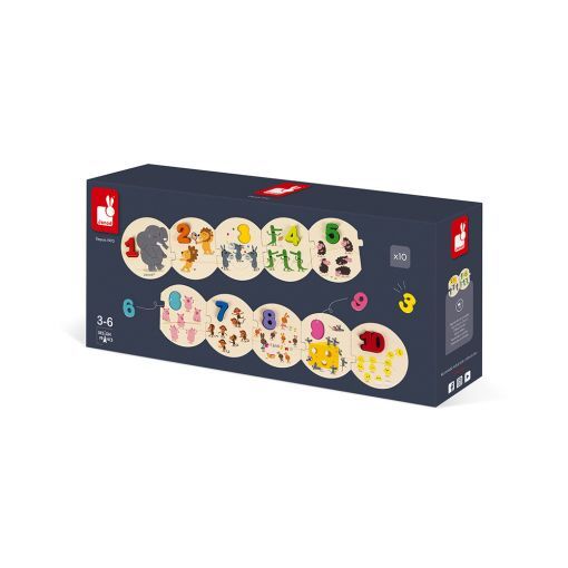Puzzle J'apprends à compter janod Ikaipaka jeux & jouets Royan